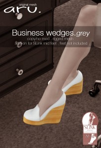 aru - Business wedges grey