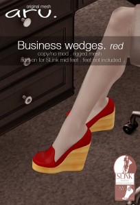 aru - Business wedges red