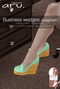 aru - Business wedges seagreen